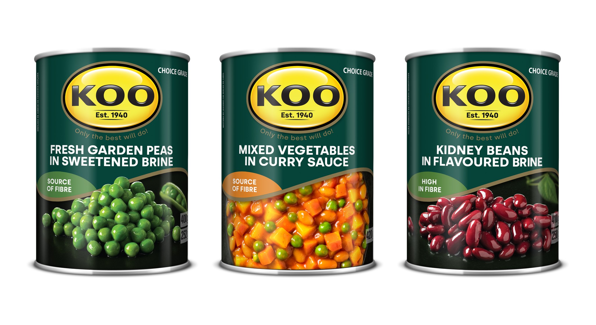 KOO packaging range