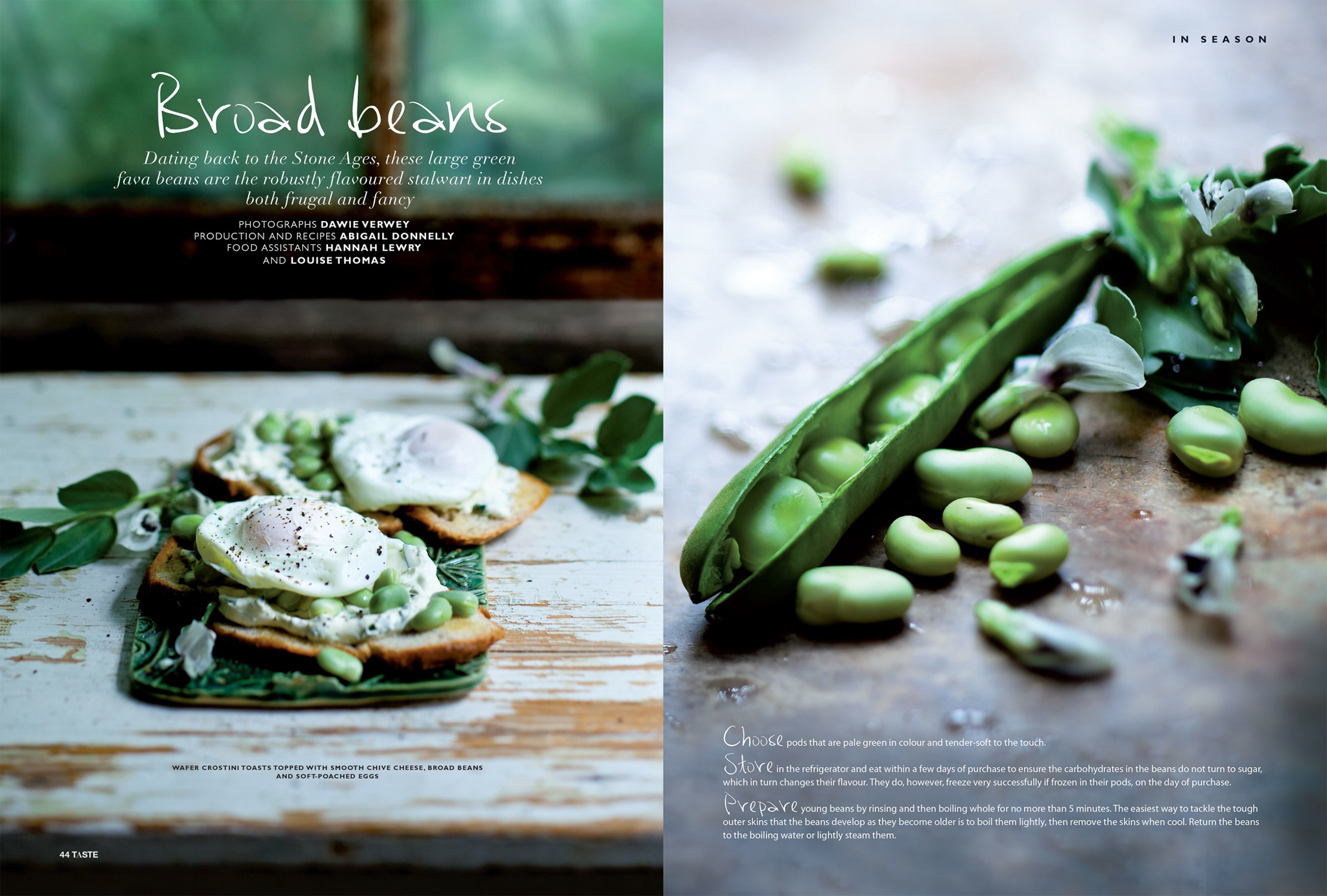 Published food photography